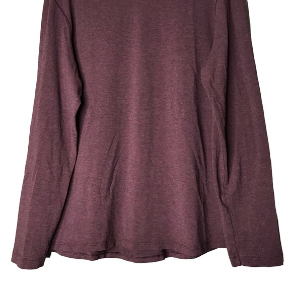 Lululemon Men’s Long Sleeve Tee Purple Red Crew T-Shirt ESTIMATED Large - Picture 4 of 9